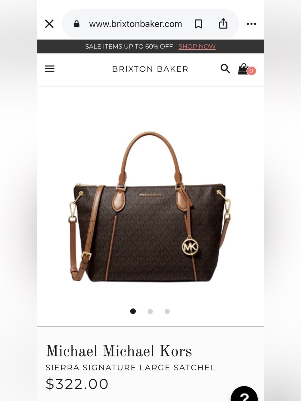 Michael Kors Sierra Large Satchel